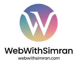 cropped cropped ideogram v3.0 Create a modern aesthetic circular logo for a digital brand named WebWithSimran. 0 removebg preview